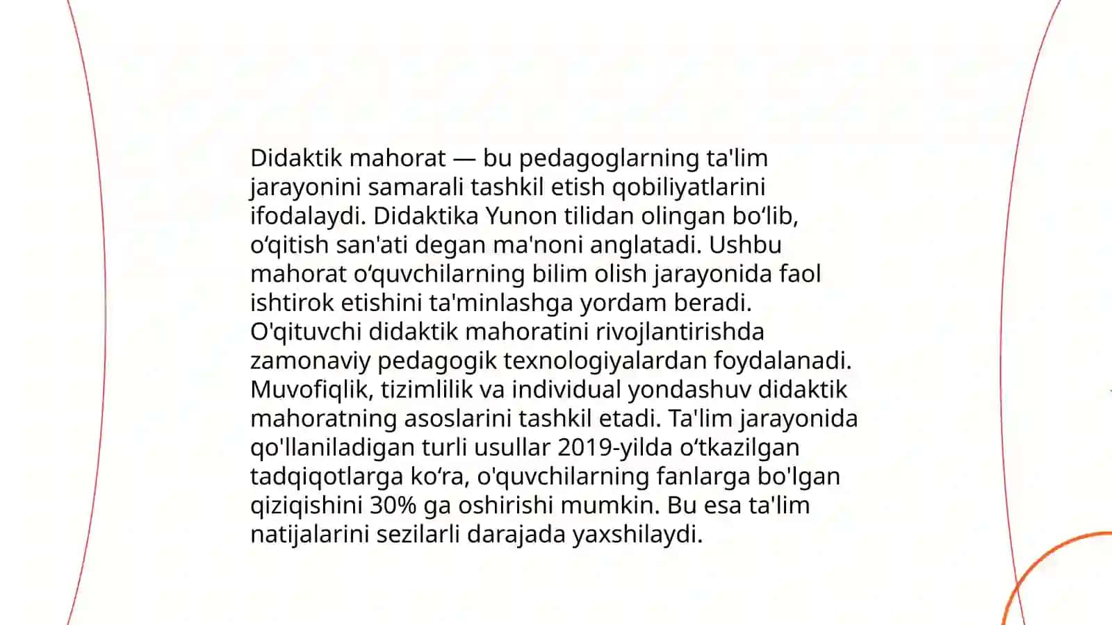 Pedagogik mahoratning tarkibiy qismlarini tavsiflang 3