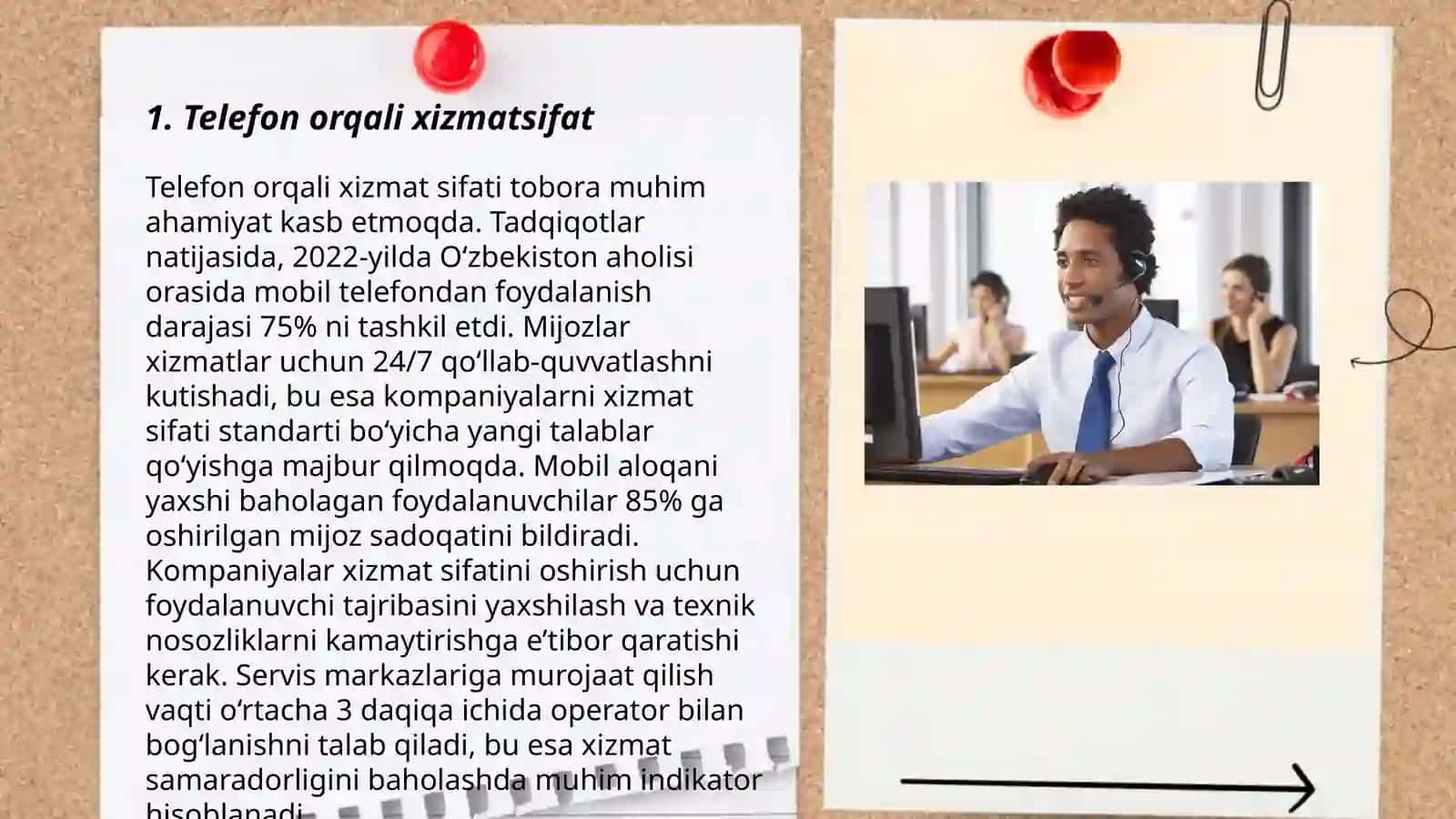 Telefon orqali xizmatsifat 3