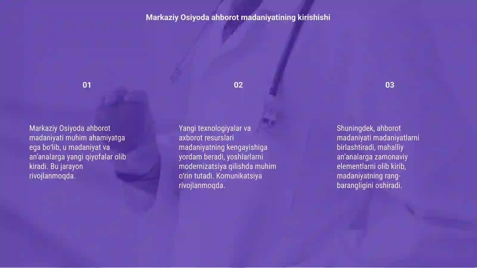 Markaziy Osiyoda ahborot madaniyatining oʻrni 3