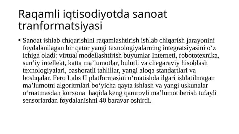 Iqtisodiyot tarmoqlarining raqamli tranformatsiyasi 3