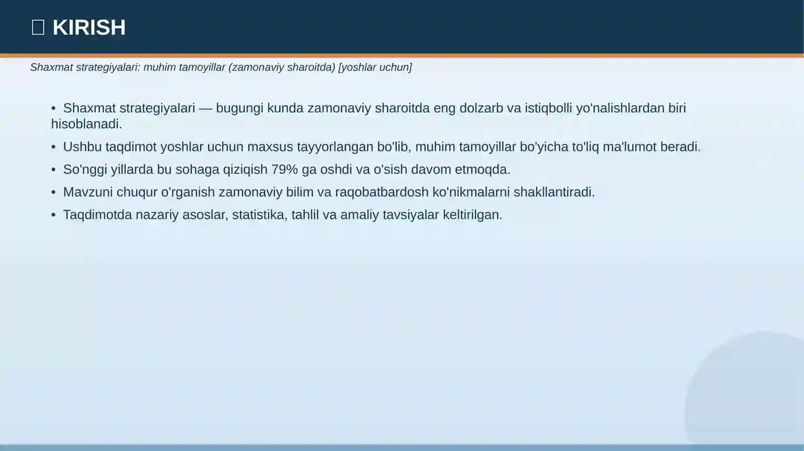 SHAXMAT STRATEGIYALARI 3