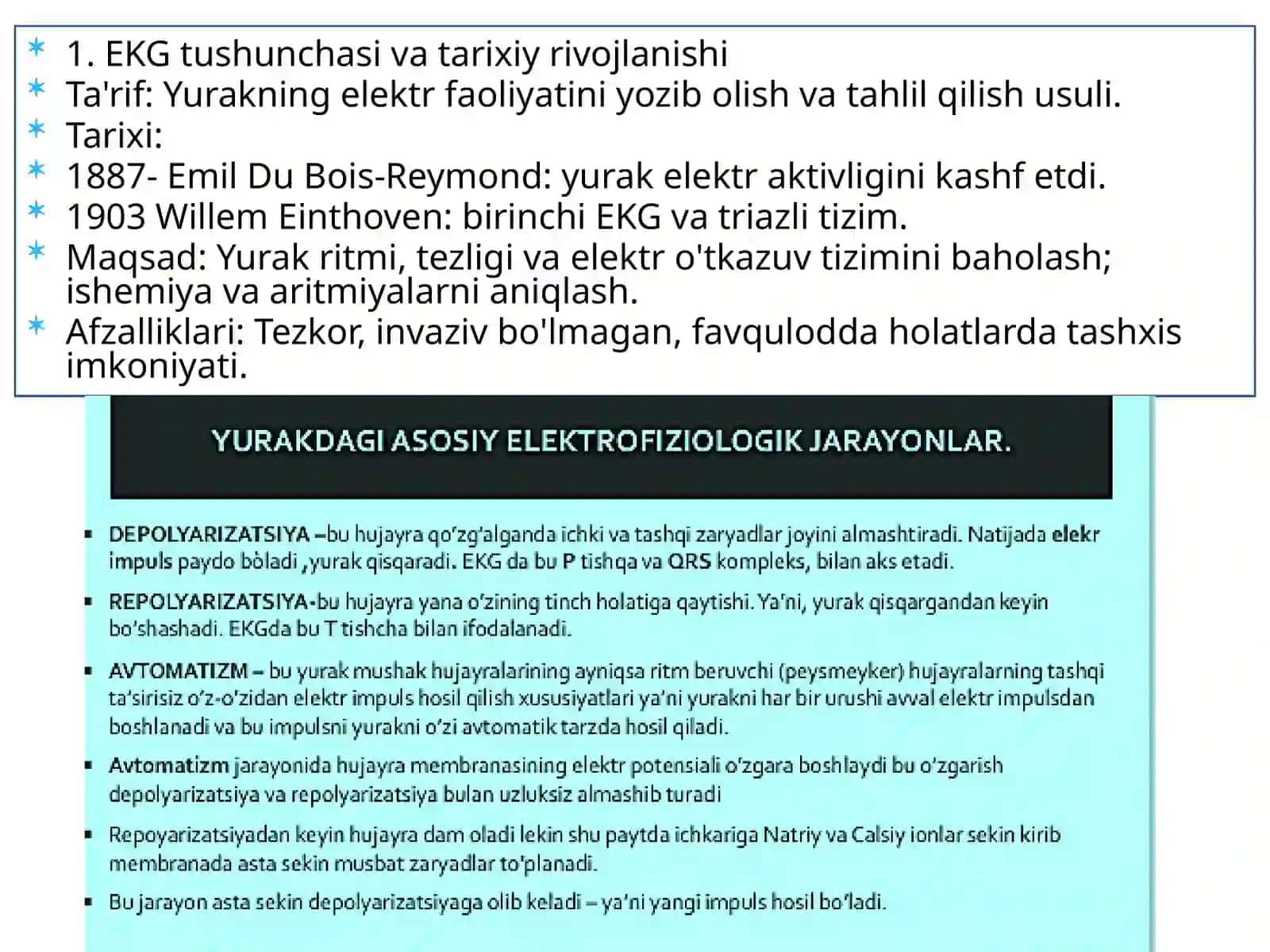 EKG. EKGNI YOZIB OLISH 3