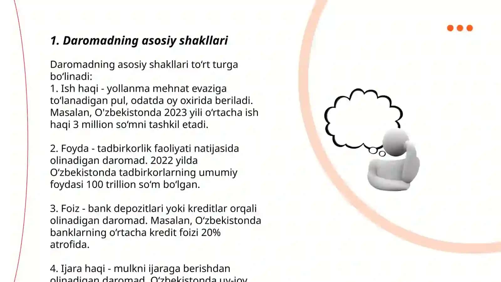 Daromad shakllari va turlari 3