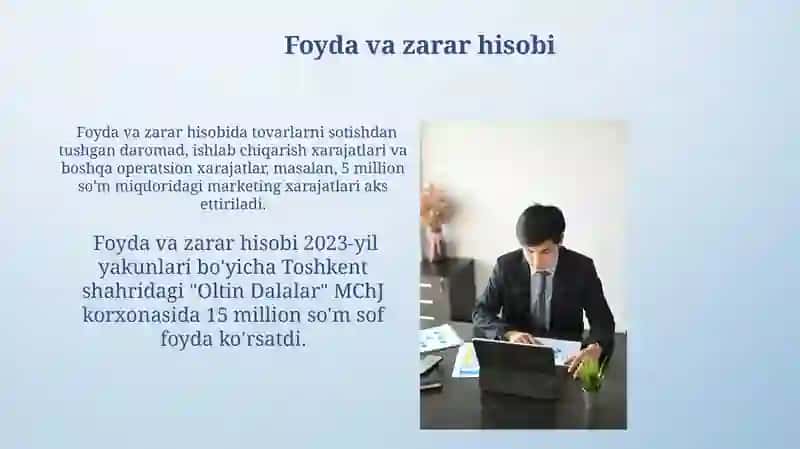 Moliyaviy hisobotlarni tayyorlash 3