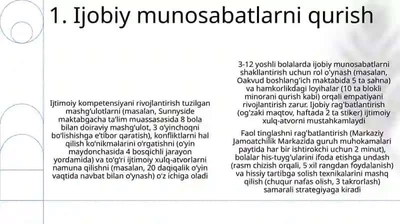 Ijtimoiy kompetentligini rivojlantirish 3