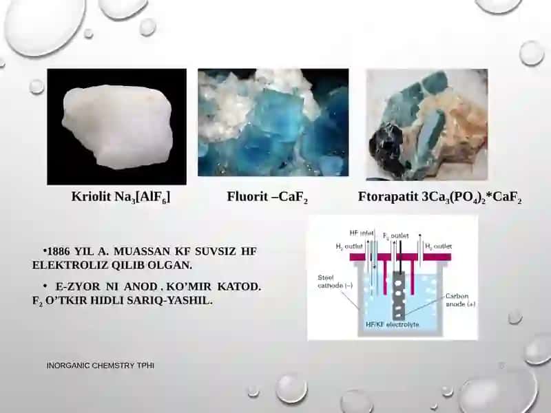 XVII GURUH ELEMENTLARINING UMUMIY TAVSIFI 3