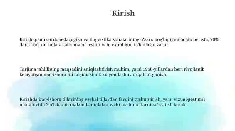 Daktilishoralinutqningtarjimasitahlili 3