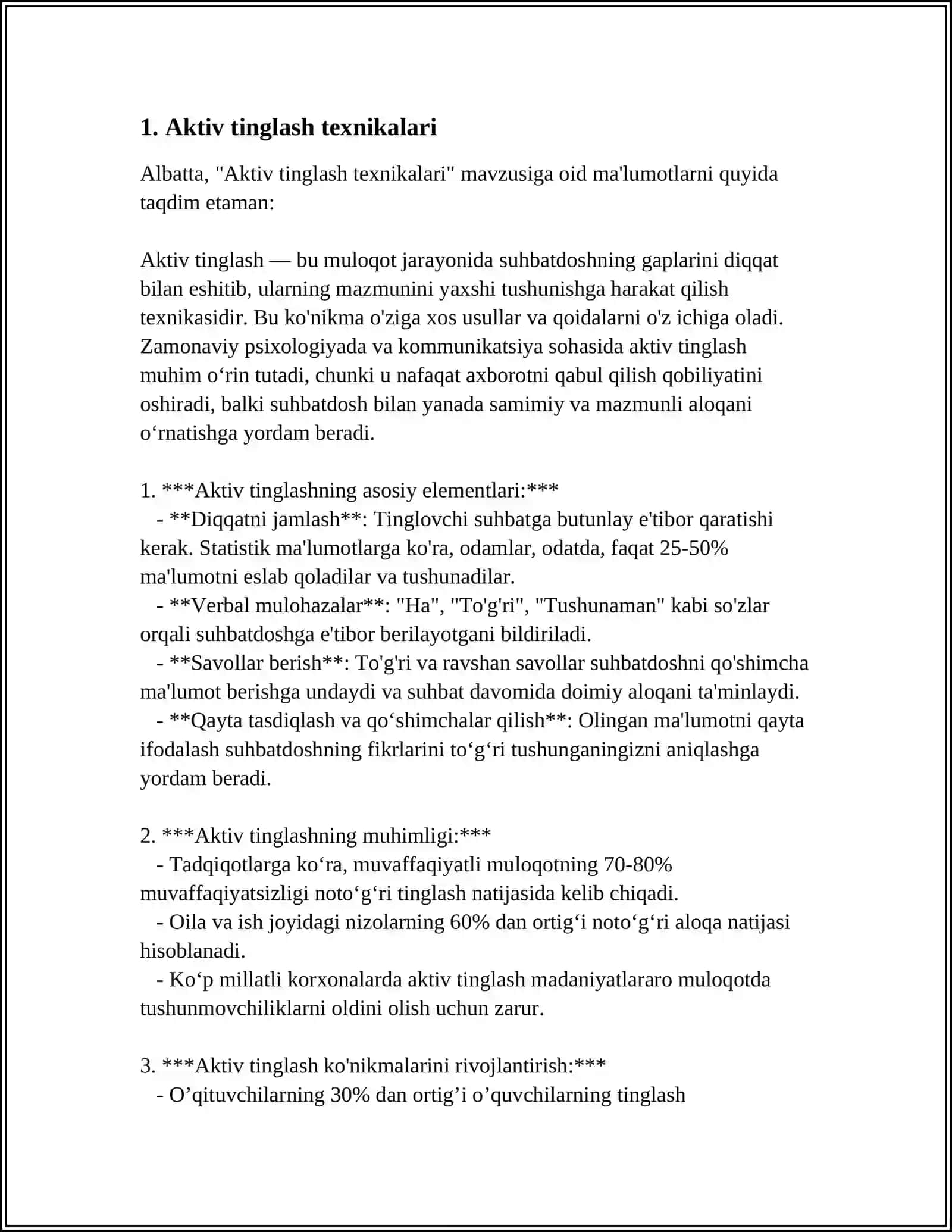 MAHORATLI SUHBATLASHUV PSIXOLOGIYASI 3
