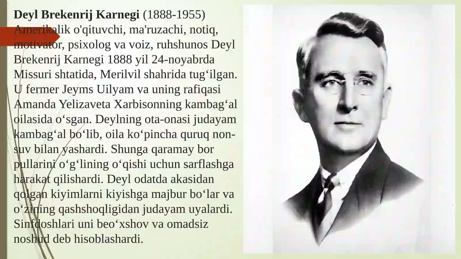Deyl Karnegining nutq madaniyatiga oid qarashlari 3