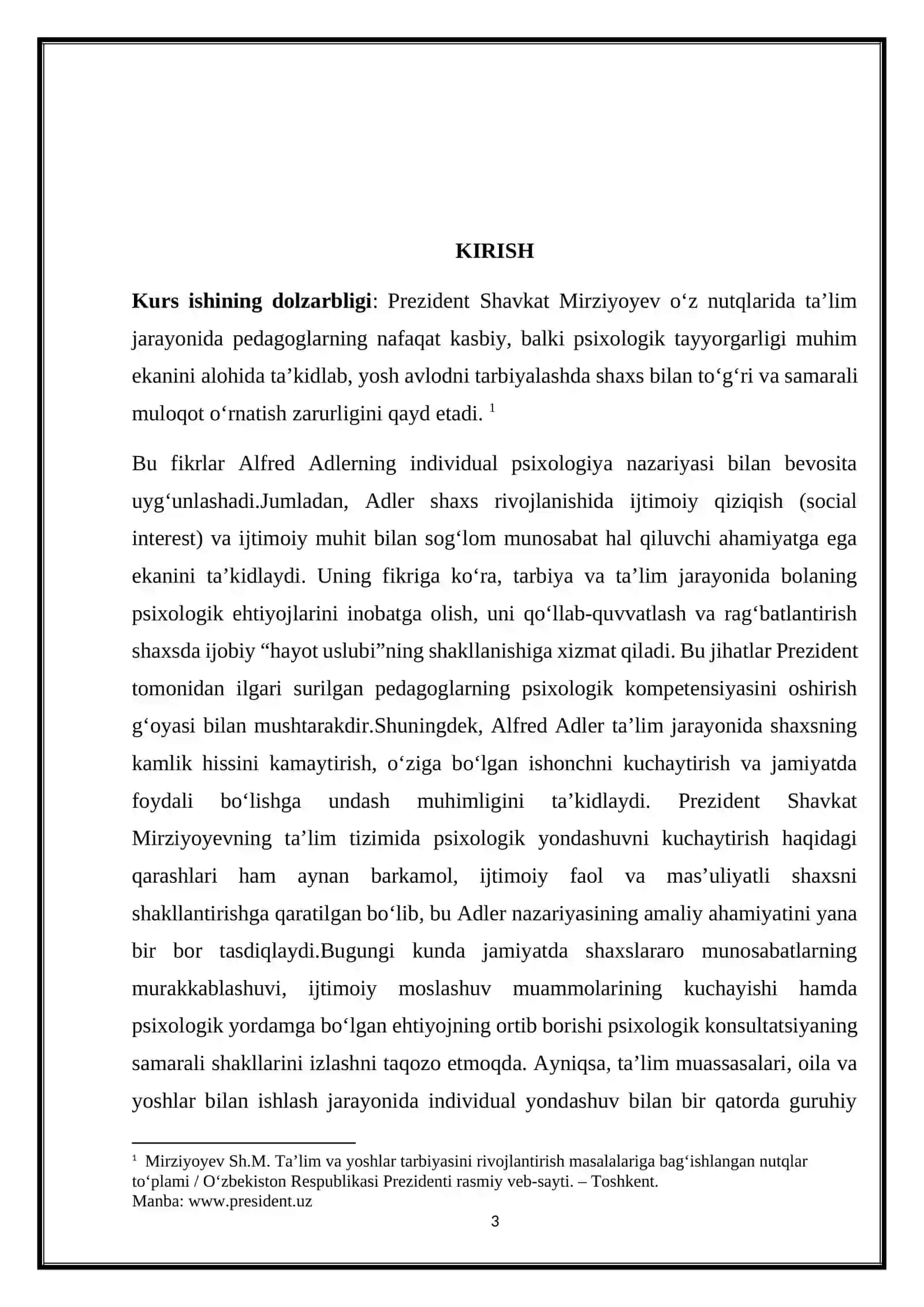 A.Adler talqinidagi guruhiy konsultatsiya 3