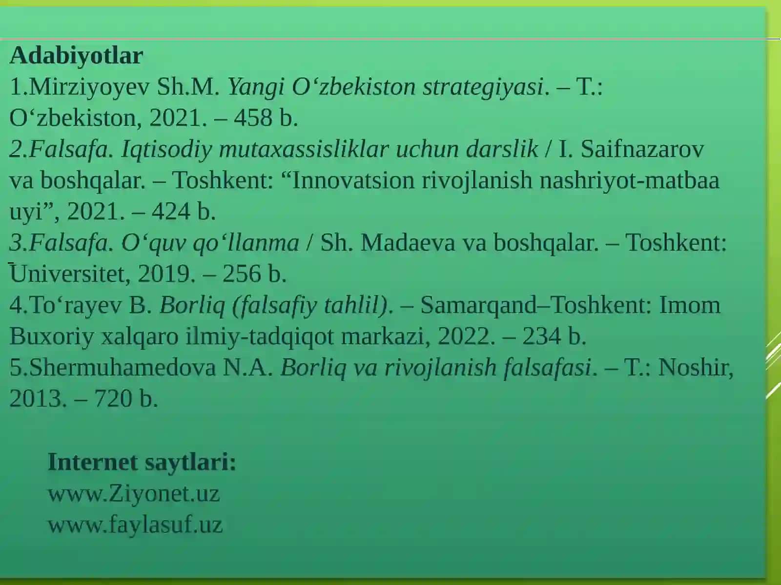 Borliqfalsafasi 3