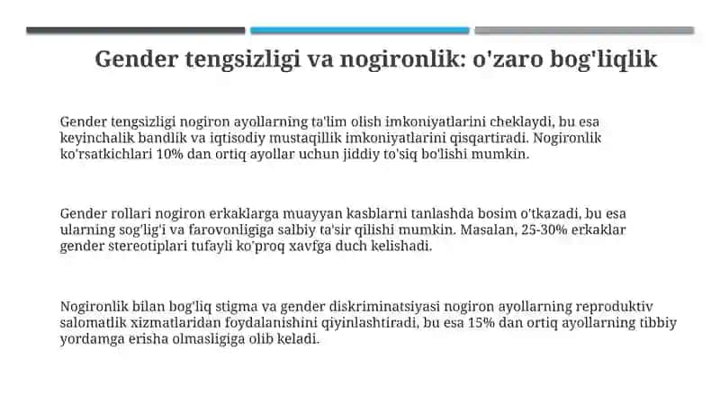 Gendervanogironlik 3