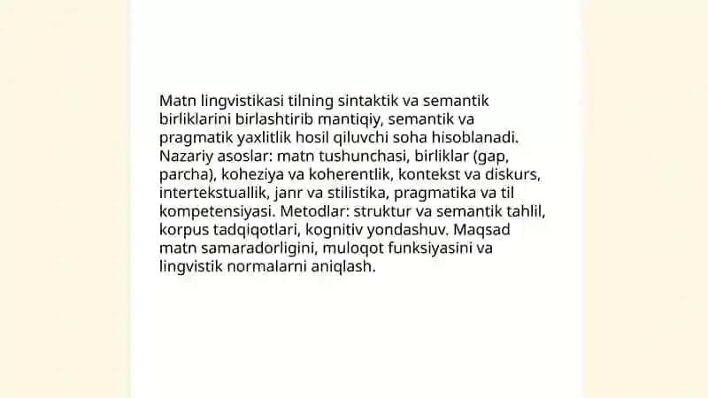 Matn lingvistikasi 3