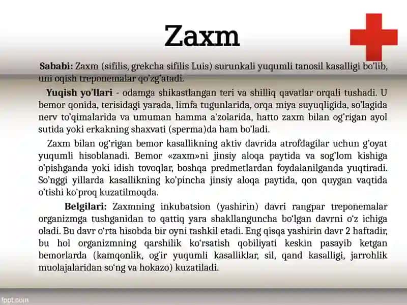 Jinsiy yöl bilan yuqadigan kasalliklar 3