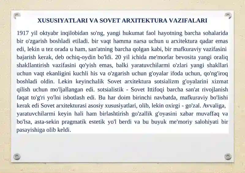 SOVETITTIFOQI ARXITEKTURASI 3