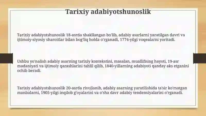 Adabiyotshunoslikning yordamchi sohalari 3