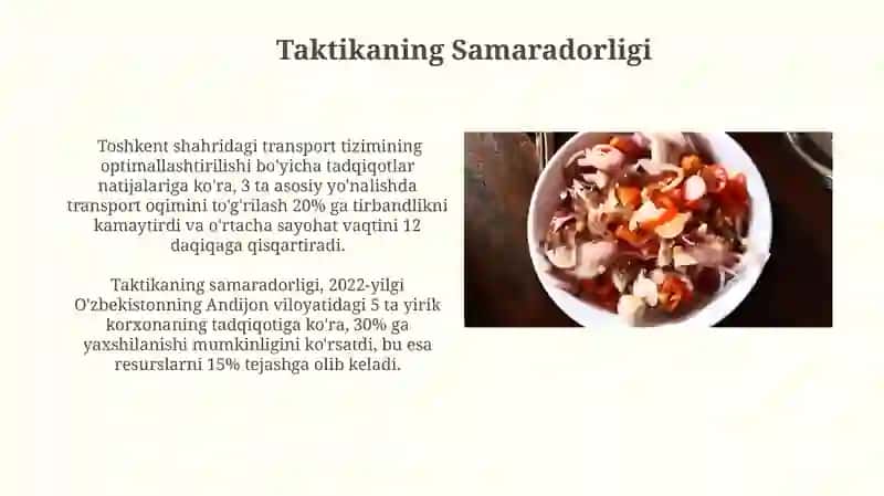 Nazokat va taktika musmmolari 3