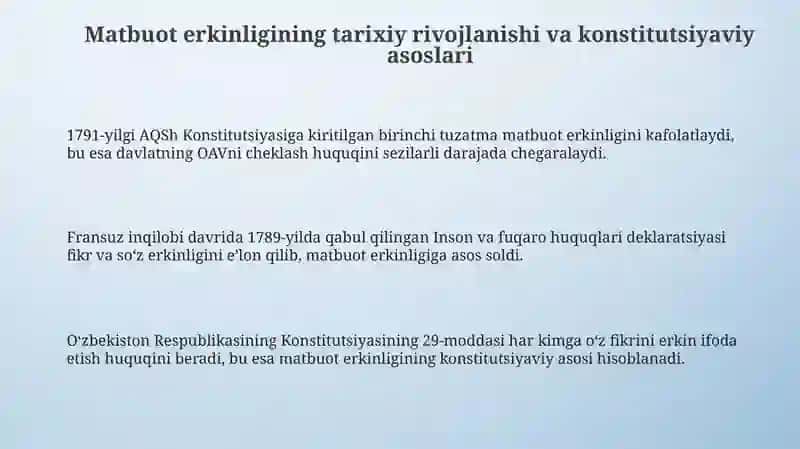 Matbuot erkinligi 3