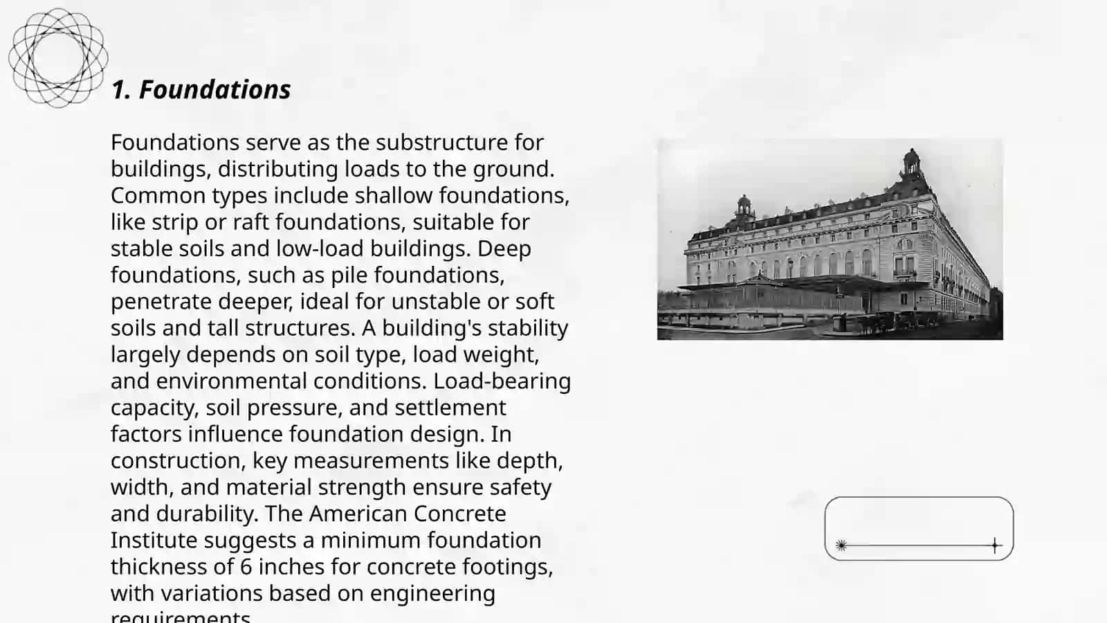 Parts of a building 3