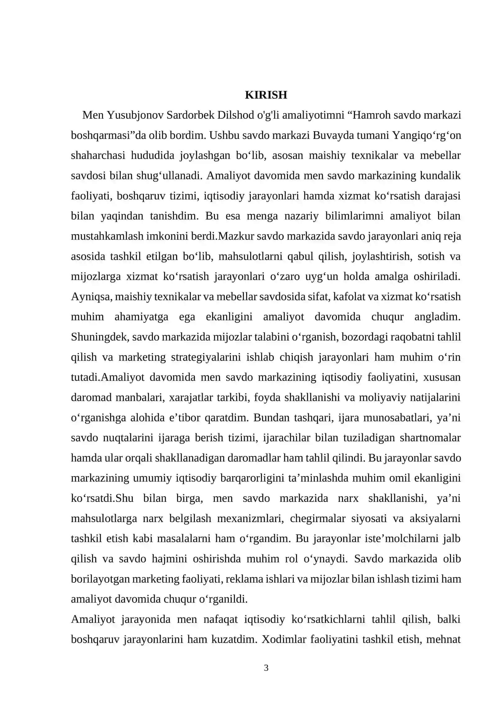 TANISHUV AMALIYOT HISOBOTI 3