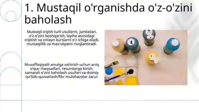 Mustaqil ta'lim ularning turlari va bajarilishi 3
