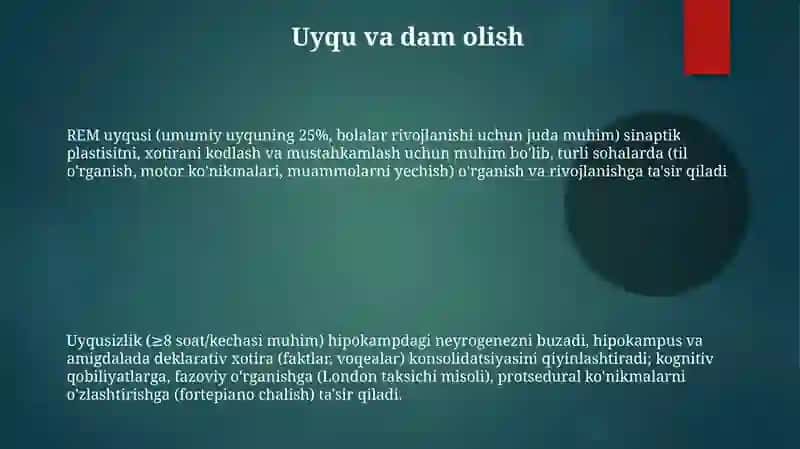 REM uyqusi va uyqusizlik 3