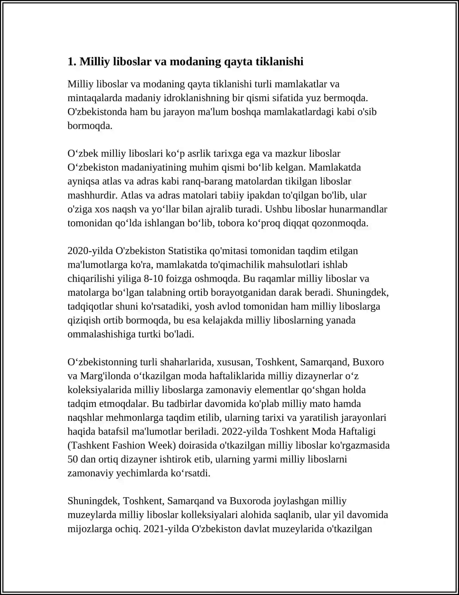MILLIY URF-ODATLAR, QADRIYATLAR VA AN'ANALARNING QAYTA TIKLANISHI 3