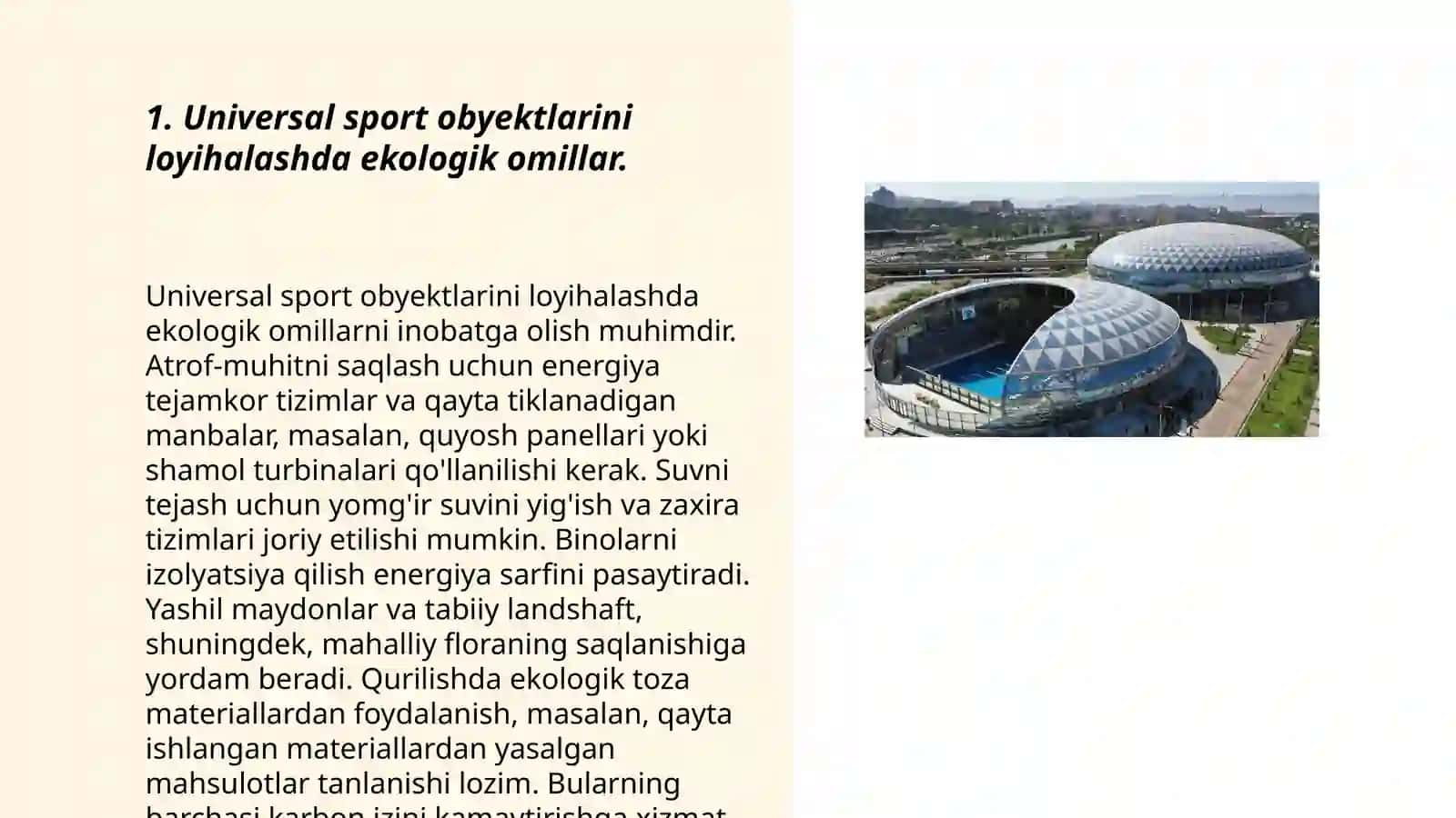 Universal sport saroyini loyihalash 3