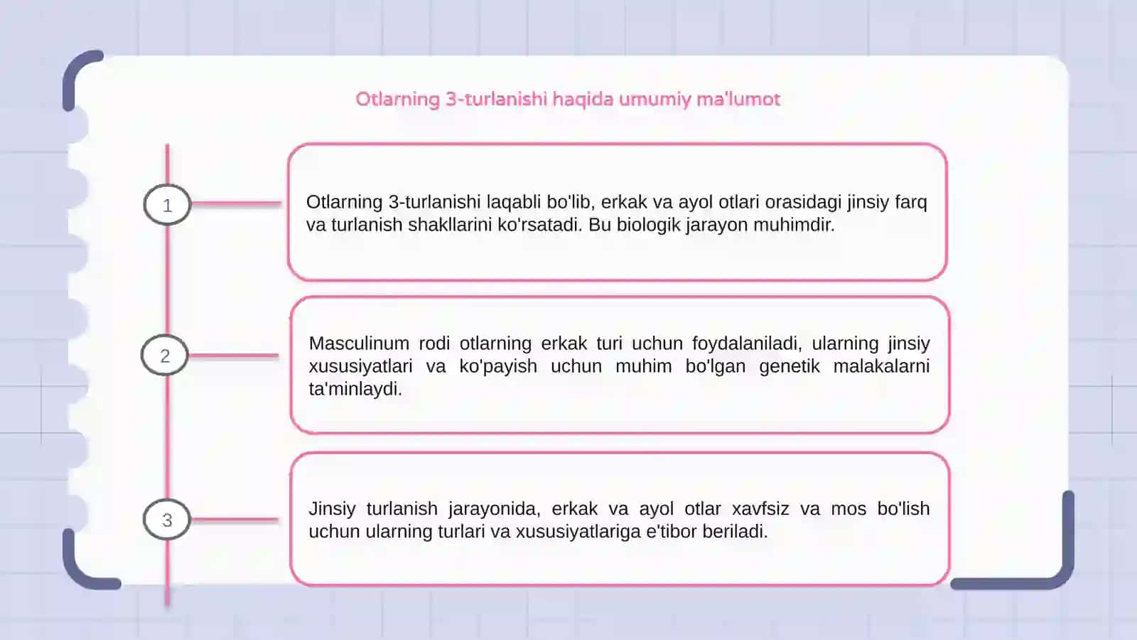 Otlarning 3-turlanishi. Masculinum rodi 3