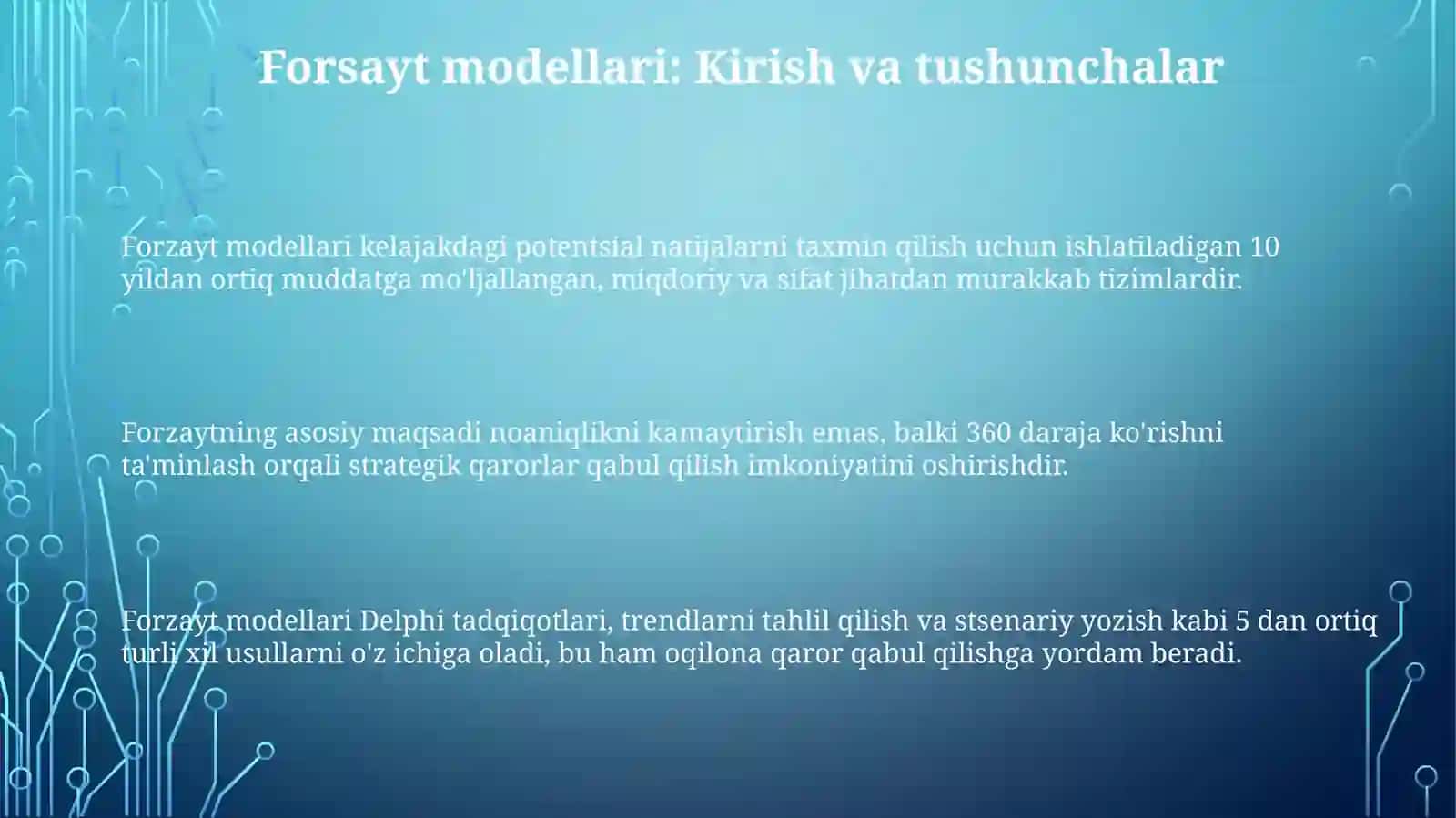 Forzayt modellari yaratish 3