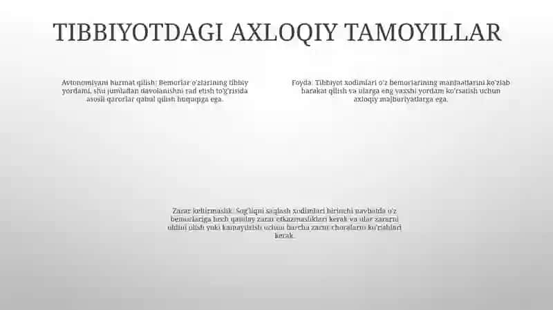 Tibbiyotda Inson Huquqlari Muxofazasi 3
