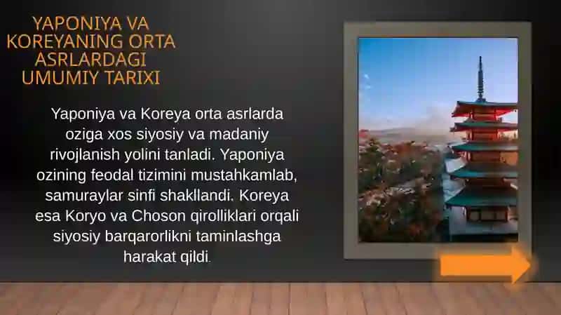 O'rta Asrlarda Yaponiya va Koreya 3