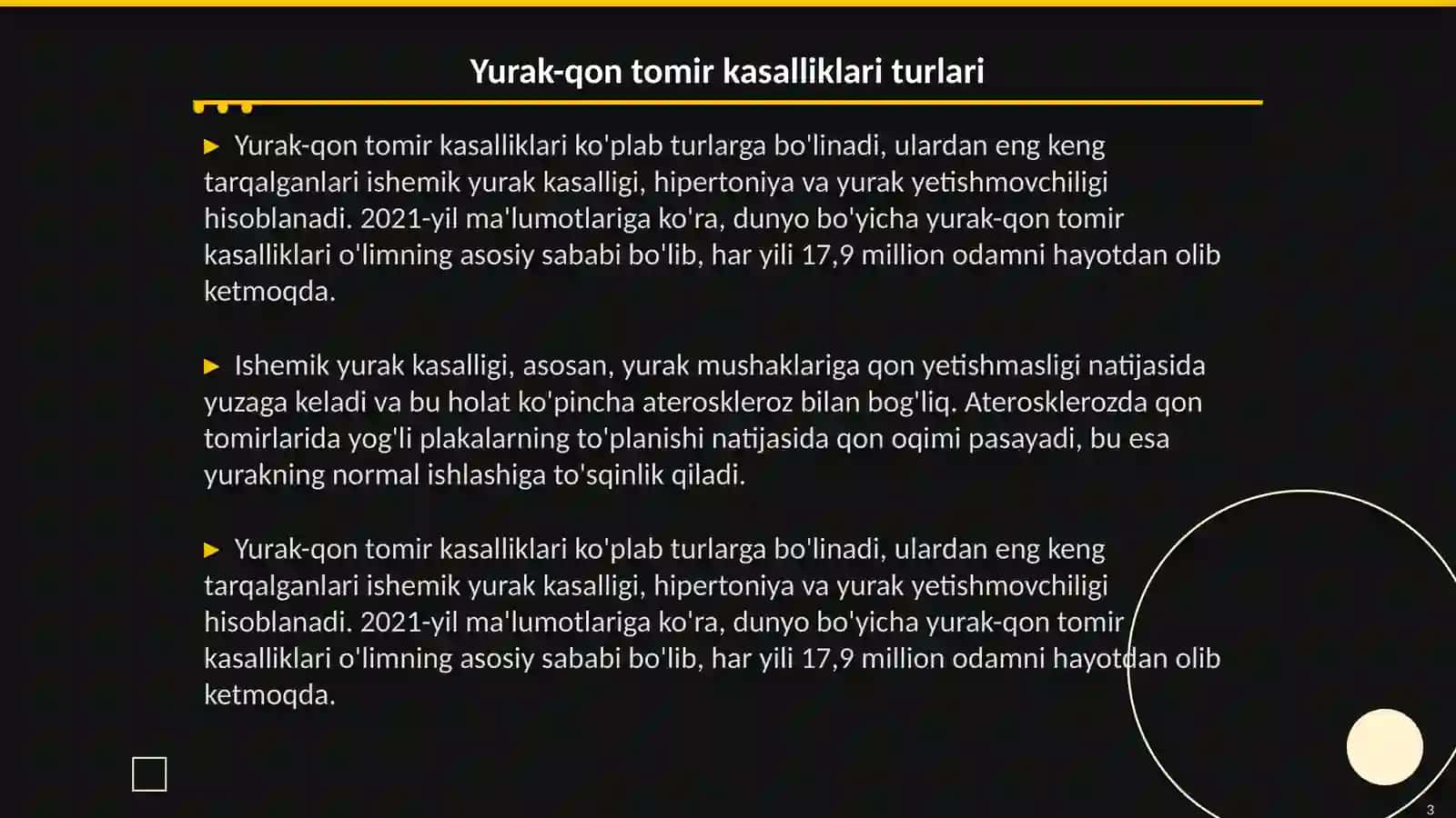 Yurak-qon tomir kasalliklari 3