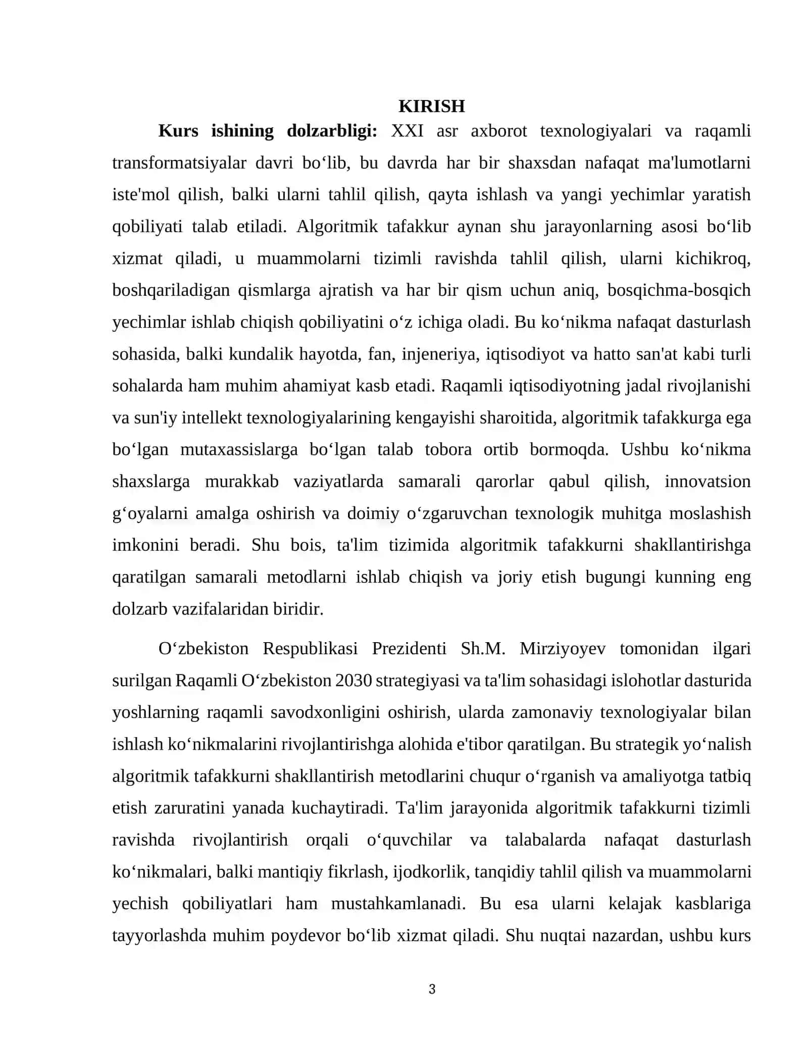 Algoritmik tafakkurni shakllantirish Metodlari 3