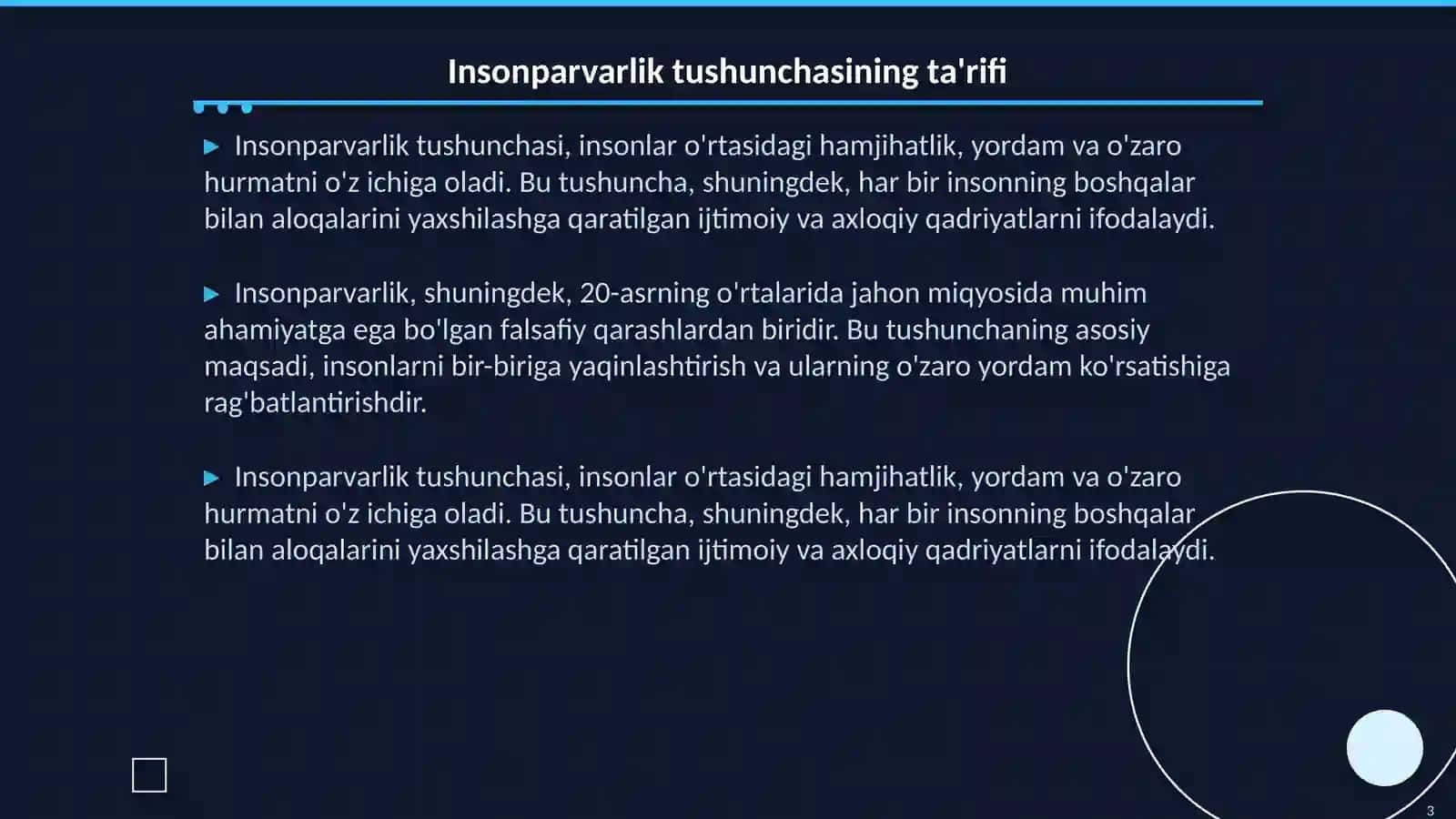 Insonparvarlik his tuygʻularini shakllantirish 3