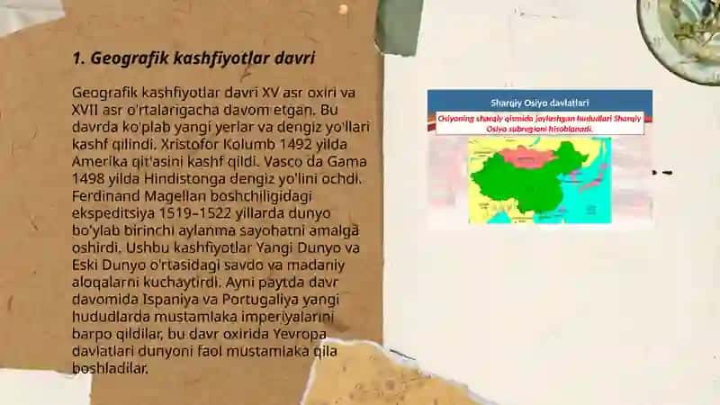 Jahon siyosiy xaritasining shakllanish bosqichlari. 3