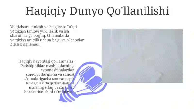 Haqiqiy Dunyo Qo'llanilishi 3