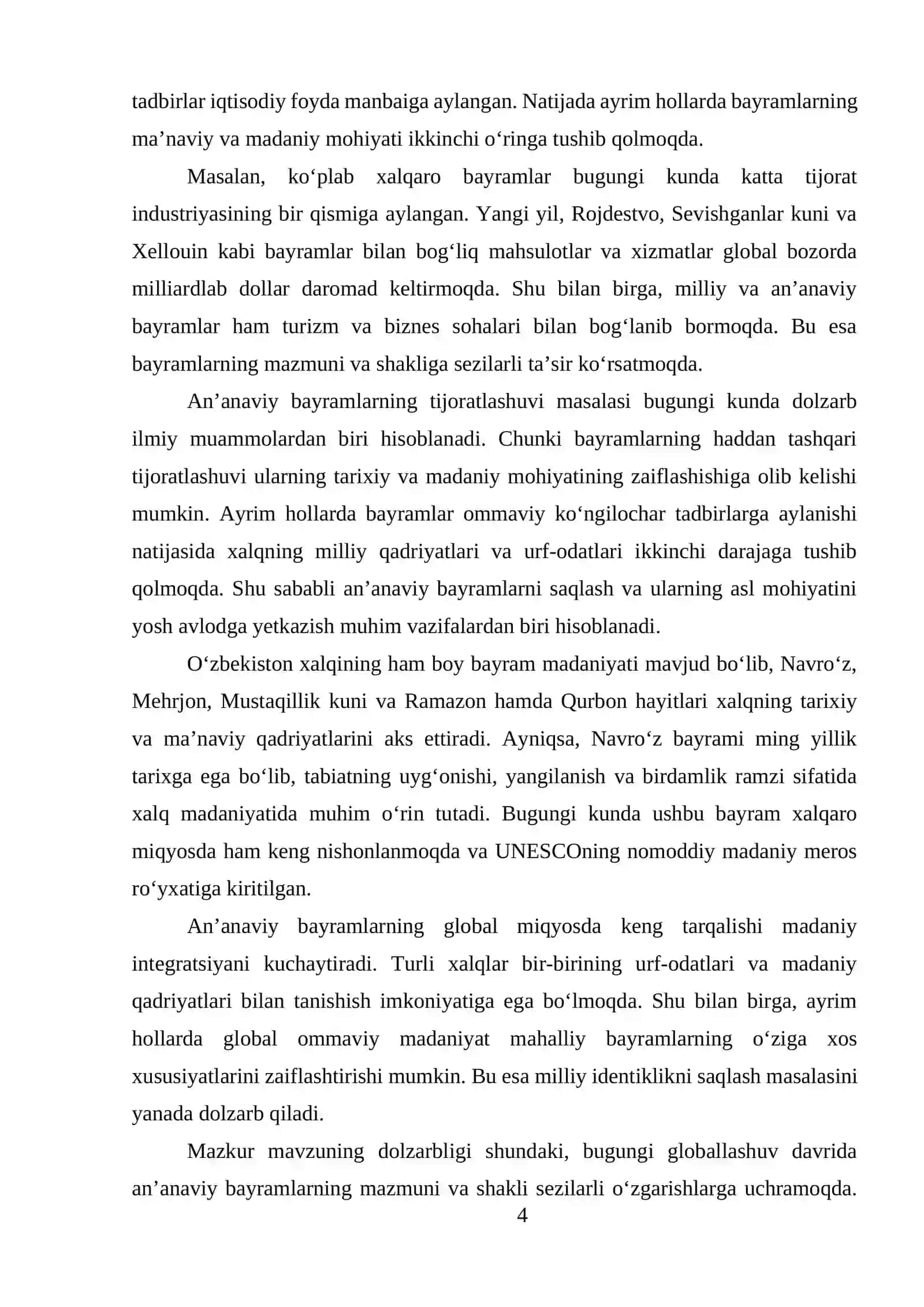AN’ANAVIY BAYRAMLAR VA ULARNING GLOBAL TIJORATLASHUVI 3