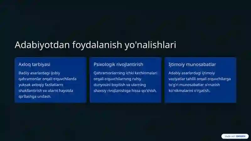 Badiiy adabiyot bilan pedagogika oʻqitishi 3