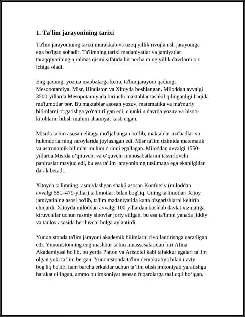 "TA`LIM JARAYONINING MOHIYATI" 3