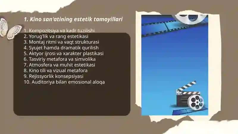 Kino san'atining estetik tamoyillari 3