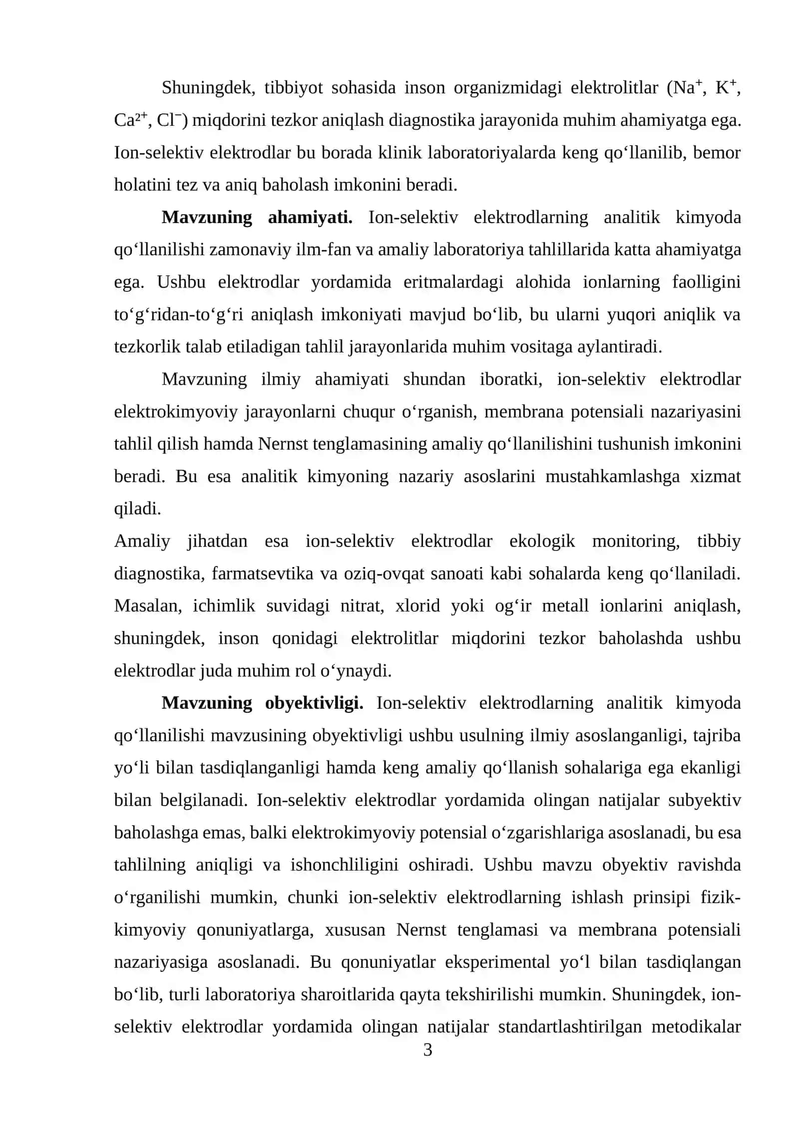 Ion-Selektiv Elektrodlarning Nazariy Asoslari 3