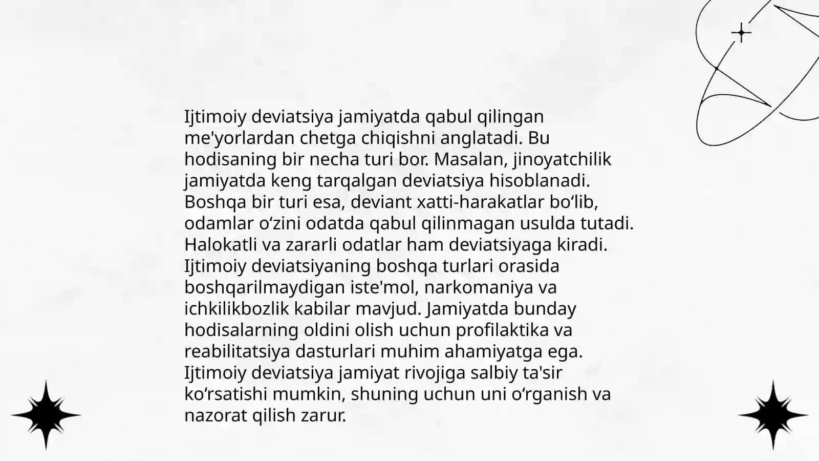 Ijtimoiy Deviatsiya va uning Turlari 3