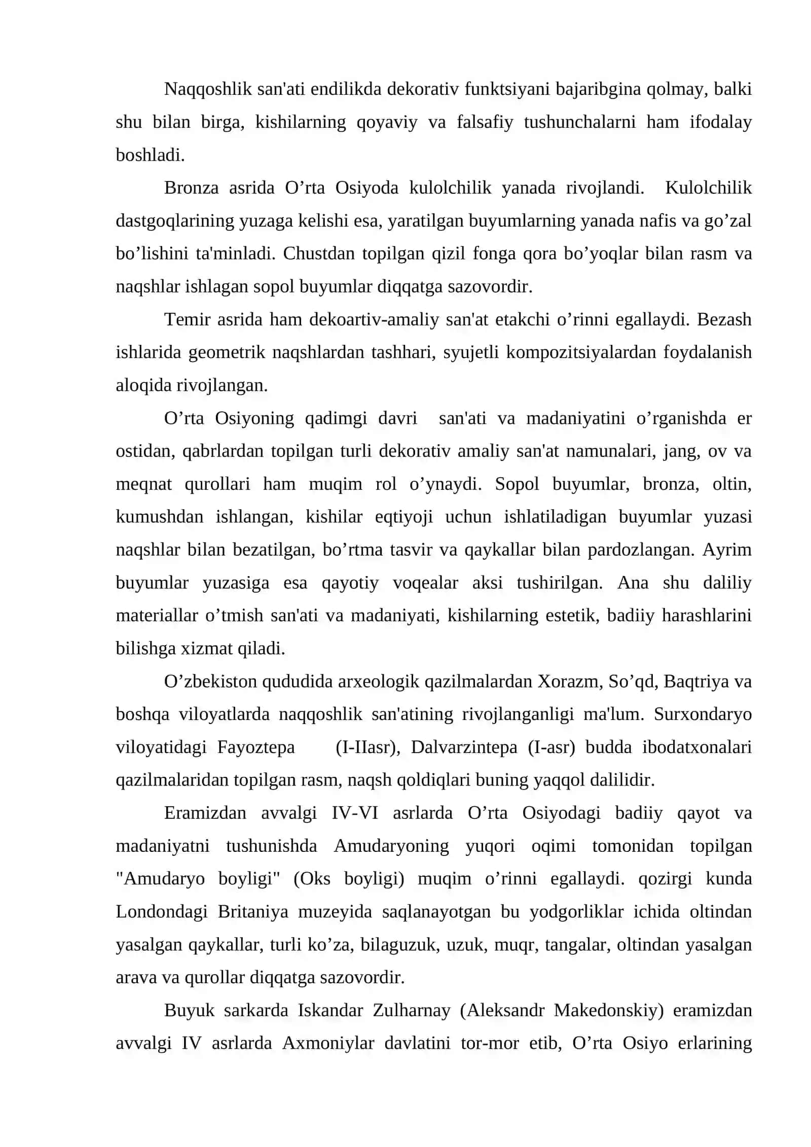 Amaliy bеzak san'ati 3