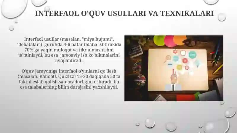 Pedagogik texnikani shakllantirish metodikasi 3