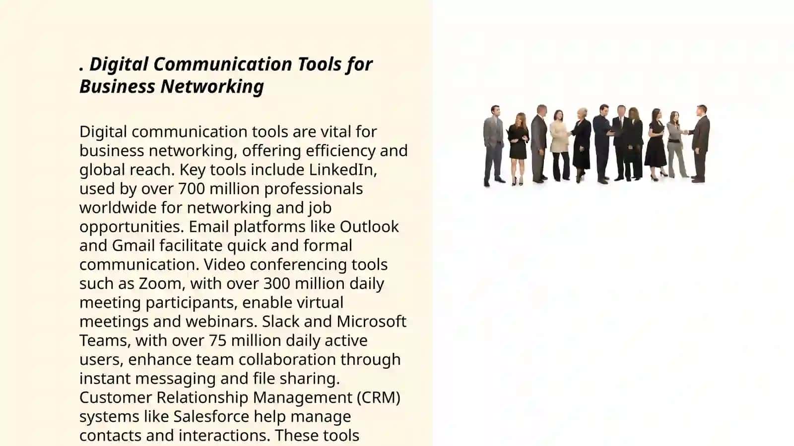 Business communication networking 3