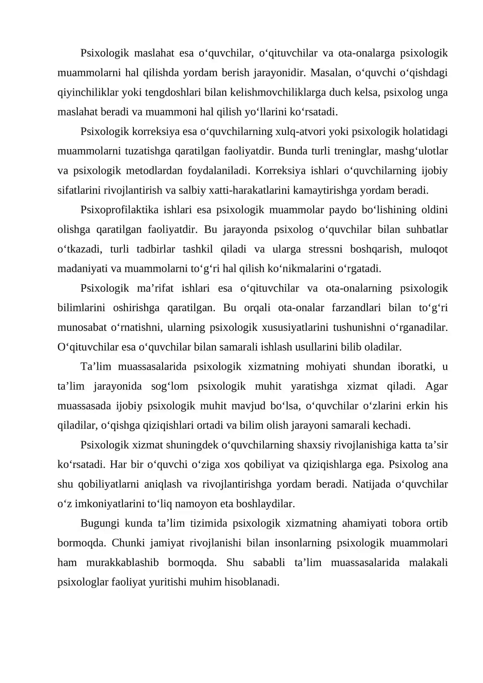 Ta'lim muassasalarida psixologik xizmat 3