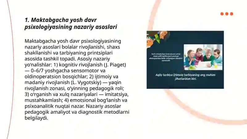 Maktabgacha yosh davr psixologiyasi 3