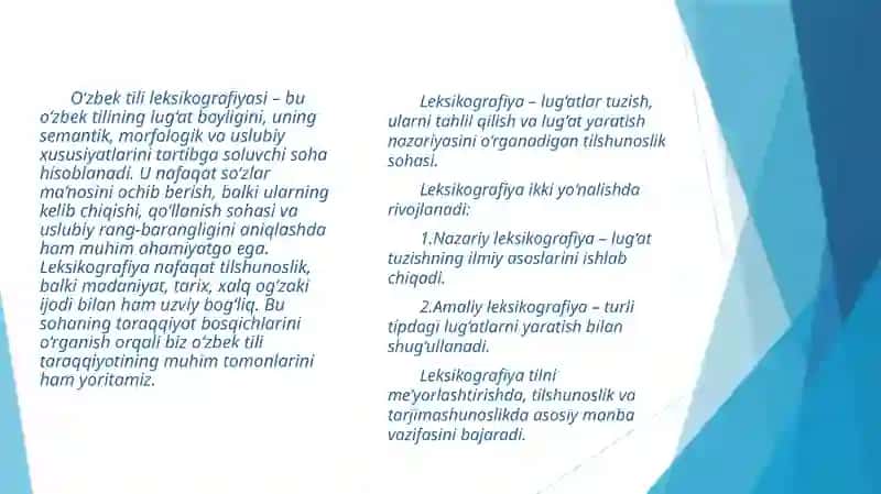 O‘zbek tili leksikografiyasining taraqqiyot bosqichlari 3