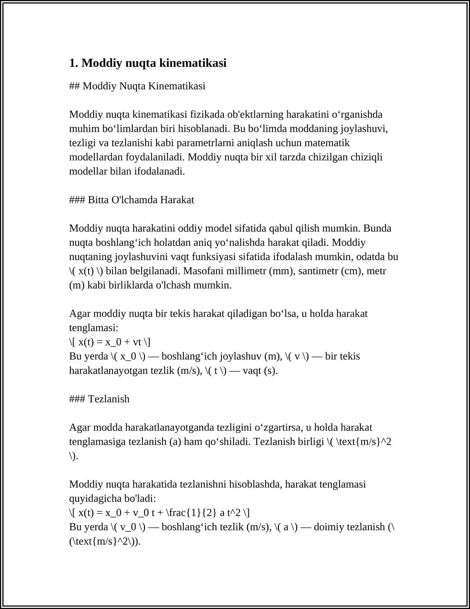 MODDIY NUQTA DINAMIKASI 3